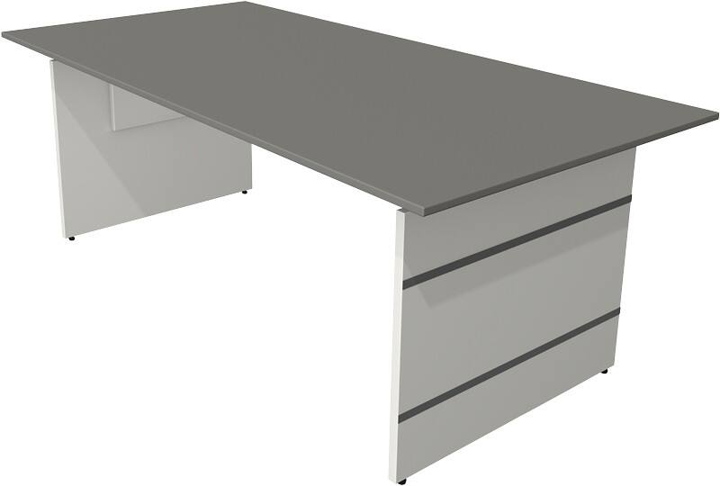 Bureau Kerkmann Form 4 Rectangulaire Graphite Joue 2000 (L) x 1000 (P) x 760 (H) mm