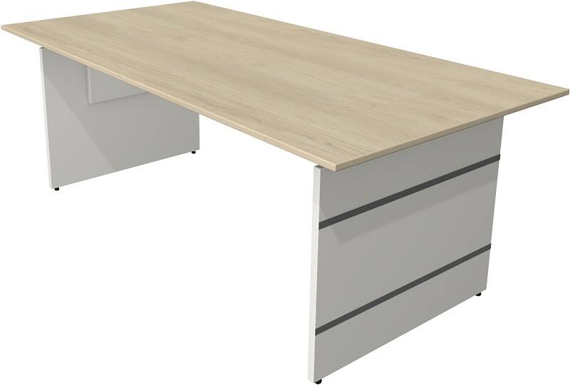 Kerkmann Form 4 Bureau Rechthoekig Ahorn Wang 2.000 (B) x 1.000 (D) x 760 (H) mm