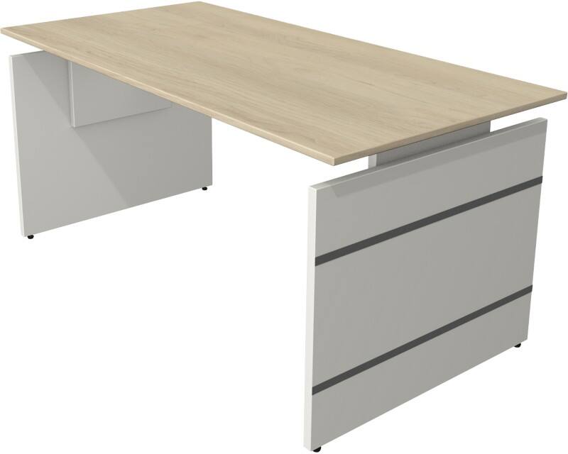 Kerkmann Form 4 Bureau Rechthoekig Ahorn Wang 1.600 (B) x 800 (D) x 760 (H) mm