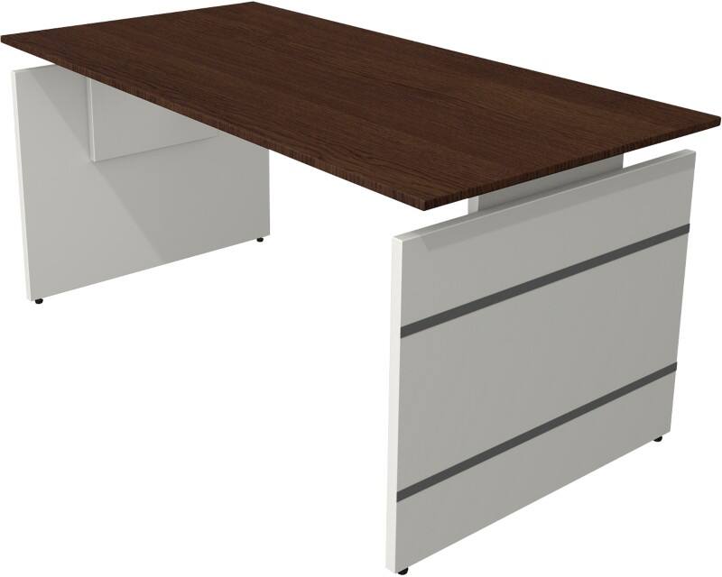 Kerkmann Form 4 Bureau Rechthoekig Wengé 1.600 (B) x 800 (D) x 760 (H) mm