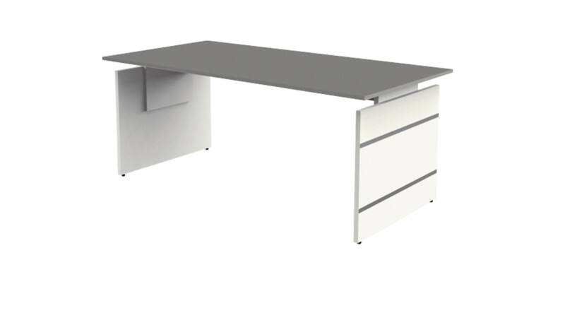 Kerkmann Form 4 Bureau Rechthoekig Grafiet Wang 1.800 (B) x 800 (D) x 760 (H) mm