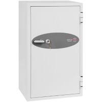 Coffre-fort pour médias Phoenix DS2504K Serrure à clé Blanc 65,5 x 56 x 116 cm