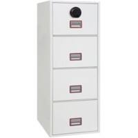 Armoire de classement Phoenix FS2274F Serrure à empreintes digitales Blanc 57 x 70 x 145 cm