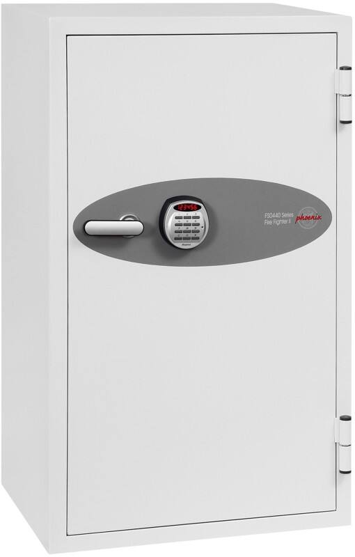 Coffre-fort pour médias Phoenix Fire Fighter Serrure électronique 162 L FS0444E Blanc