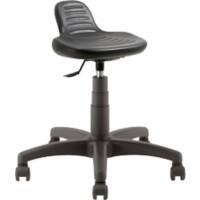 Tabouret CONFORT 01/PG Plastique Sans accoudoirs Réglable en hauteur Noir 110 kg 640 x 640 mm