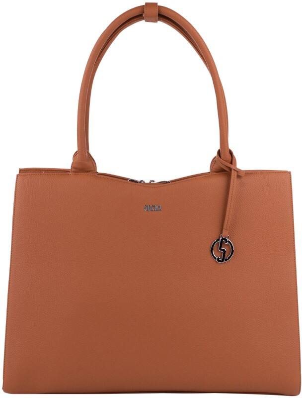 SOCHA Laptoptas 14" 39 x 12 x 29 cm Kunstleer Cognac