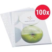 Pochettes perforées Rapesco 1104 Transparent 11 trous 100 unités
