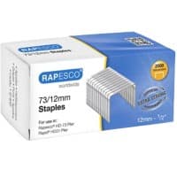 Rapesco Extra Strong Nietjes 73/12 1261 Staal Zilver 2000 Stuks