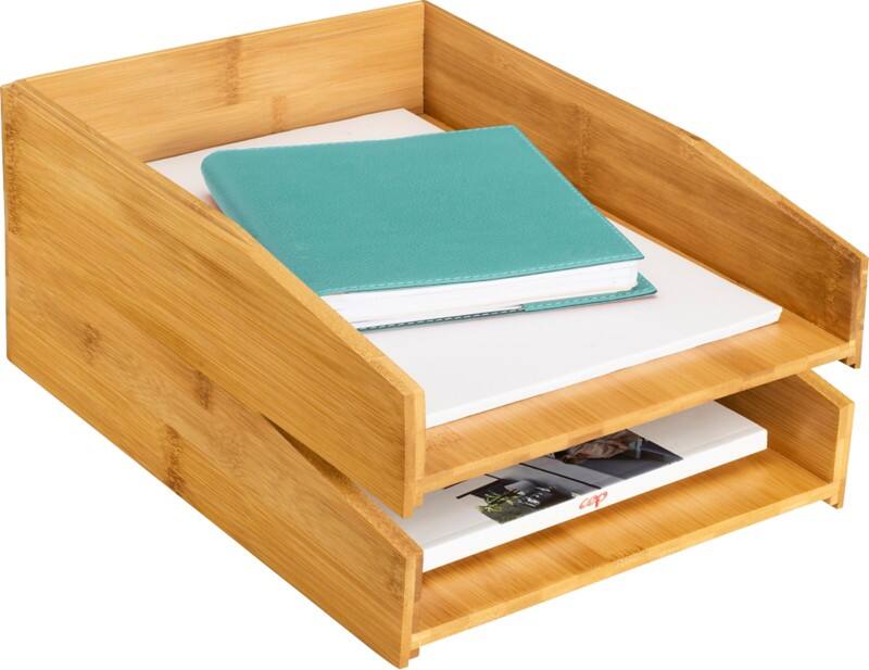 CEP Silva by CEP Brievenbakje 2240010301 A4 Bamboe Bruin Pak van 2