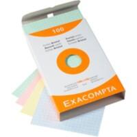 Fiches Exacompta 13272E 100 x 150 mm Assortiment 10,2 x 15,3 x 2,5 cm 10 unités