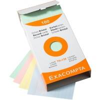 Exacompta Indexkaarten 13851X Kleurenassortiment 7,9 x 12,9 x 2,5 cm Pak van 10