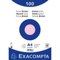 Fiches Exacompta 10336E A4 Rose 21 x 29,7 x 2,3 cm 10 unités