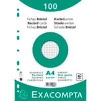 Fiches Exacompta 10606E A4 Blanc 21 x 29,7 x 2,3 cm 10 unités