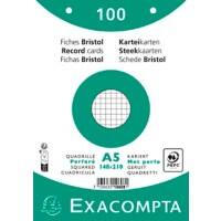 Fiches Exacompta 10608E A5 Blanc 15 x 21,2 x 2,5 cm 10 unités