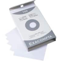 Fiches Exacompta 13202E 100 x 150 mm Blanc 10,2 x 15,3 x 2,5 cm 10 unités