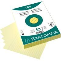 Exacompta Indexkaarten 10828SE A5 Geel 15 x 21,2 x 2,5 cm Pak van 10