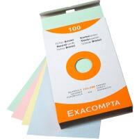 Exacompta Indexkaarten 13273E 125 x 200 mm Kleurenassortiment 12,7 x 20,3 x 2,5 cm Pak van 12