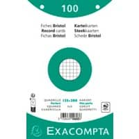 Fiches Exacompta 10603E 125 x 200 mm Blanc 12,7 x 20,3 x 2,5 cm 12 unités