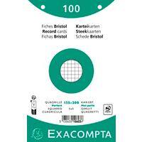 Exacompta Indexkaarten 10603E 125 x 200 mm Wit 12,7 x 20,3 x 2,5 cm Pak van 12