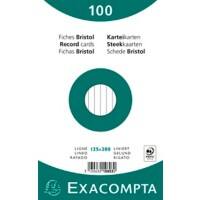 Fiches Exacompta 10803X 125 x 200 mm Blanc 12,7 x 20,3 x 2,5 cm 12 unités