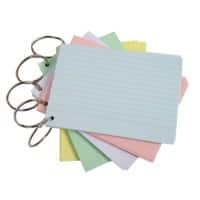 Fiches Exacompta 10340E A6 Assortiment 10,5 x 14,8 x 1,3 cm 19 unités de 50 feuilles