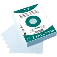 Fiches Exacompta 10819SE A6 Bleu ciel 10,7 x 15 x 2,5 cm 20 unités de 100 feuilles