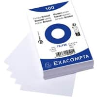 Fiches Exacompta 10501E Blanc 7,9 x 12,9 x 2,5 cm 20 unités