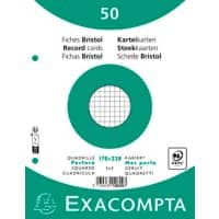 Fiches Exacompta 10620E 170 x 220 mm Blanc 17 x 22 x 1,1 cm 24 unités