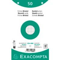 Fiches Exacompta 12603E 125 x 200 mm Blanc 12,7 x 20,3 x 1,1 cm 24 unités