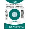 Exacompta Indexkaarten 10810SE A7 Hemelsblauw 7,4 x 10,5 x 2,3 cm Pak van 40