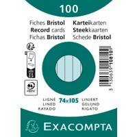 Fiches Exacompta 10810SE A7 Bleu ciel 7,4 x 10,5 x 2,3 cm 40 unités