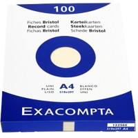 Exacompta Indexkaarten 13356E A4 Ivoor 21,3 x 30 x 2,5 cm