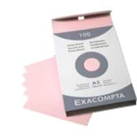 Fiches Exacompta 13238E A5 Rose 15 x 21,2 x 2,5 cm