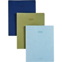 Brepols Agenda 2024 A5 Week to view Papier Groen Engels, Frans, Duits, Nederlands Nee