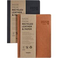 Brepols Agenda A5 2024 Week to view Zwart Engels, Nederlands, Frans, Duits 17,4 x 22,6 cm