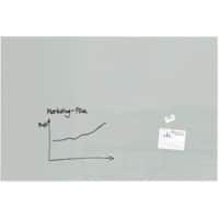 Tableau magnétique en verre Sigel Artverum Magnétique Single 180 (L) x 120 (H) cm Gris