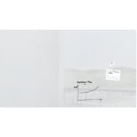 Tableau magnétique en verre Sigel 120 cm Blanc