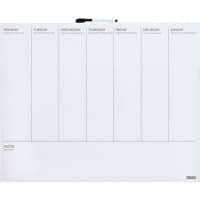 Planning hebdomadaire DESQ 4210 Blanc 50 x 40 cm