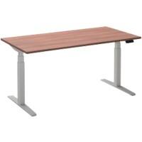 Ceha Adjust 2 Plus Elektrisch hoogteverstelbaar Zit-sta-bureau Rechthoekig Havanabruin Eiken T-Voet 1,400 (B) x 800 (D) x 1,300 (H) mm Melamine, metaal