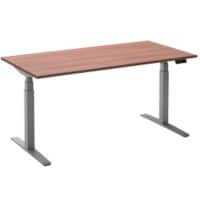 Ceha Adjust 2 Plus Elektrisch hoogteverstelbaar Zit-sta-bureau Rechthoekig Havanabruin Eiken T-Voet 1,800 (B) x 900 (D) x 1,300 (H) mm Melamine, metaal