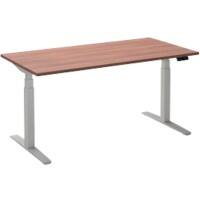 Ceha Adjust 2 Plus Elektrisch hoogteverstelbaar Zit-sta-bureau Rechthoekig Havanabruin Eiken T-Voet 1,800 (B) x 800 (D) x 1,300 (H) mm Melamine, metaal