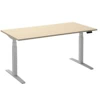 Ceha Adjust 2 Plus Elektrisch hoogteverstelbaar Zit-sta-bureau Rechthoekig Ahorn T-Voet 1,800 (B) x 900 (D) x 1,300 (H) mm Melamine, metaal