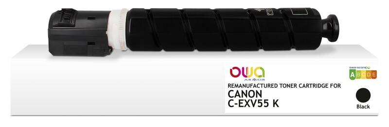 OWA C-EXV55 K Compatibel Inktcartridge K40137OW Zwart