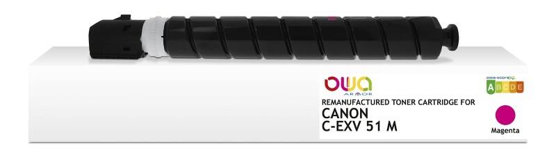 OWA C-EXV 51 M Compatibel Canon Inktcartridge K40261OW Magenta