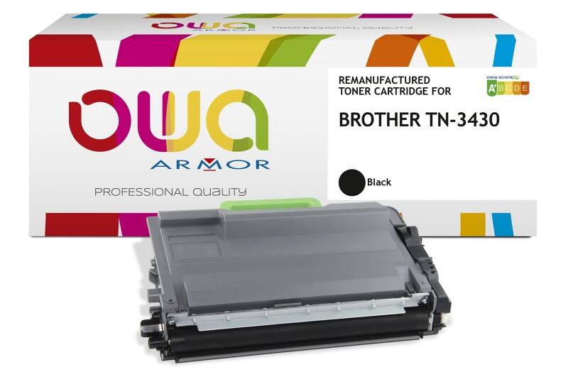 OWA TN-3430 Compatibel Brother Tonercartridge K15963OW Zwart