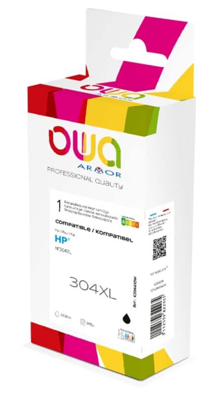 OWA 304XL Compatibel HP Inktcartridge K20641OW Zwart