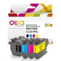 Cartouche jet d’encre OWA K10535OW Compatible Brother LC3219XL Noir, cyan, magenta, jaune 4 unités