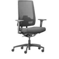 Siège de bureau Indeed Dauphin Mécanisme synchrone Accoudoirs 2D Noir 150 kg ID 7056_SLP 720 x 720 mm