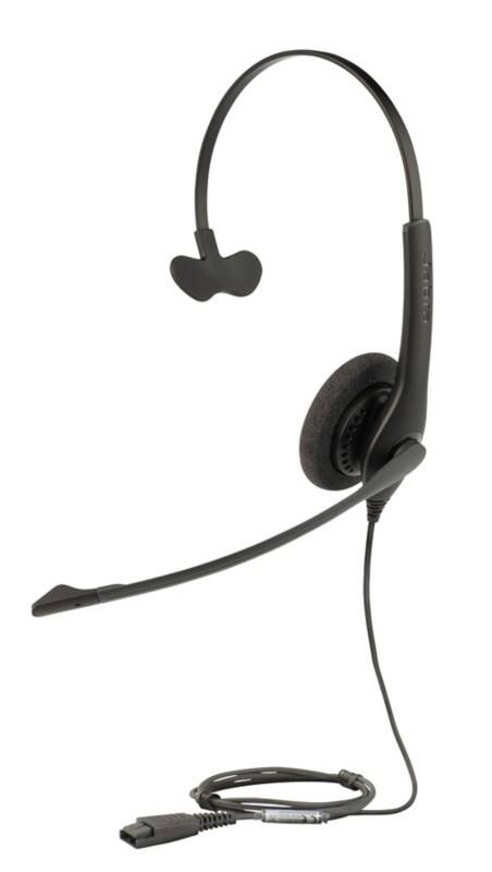 Casque audio Jabra BIZ Avec fil Monaural Microphone à réduction de bruit Avec Microphone Mono Noir