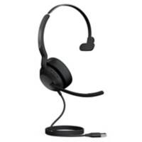 Jabra Evolve2 Bedraad / Draadloos Mono Headset Over het hoofd USB-A Zwart